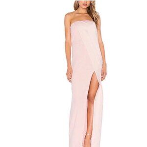 NWT Halston Heritage Blush Strapless Dress